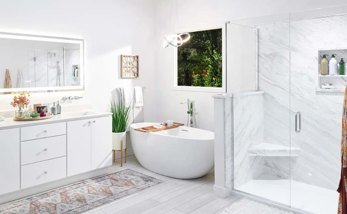 Professional finish execution quality applicable to office reception upgrades