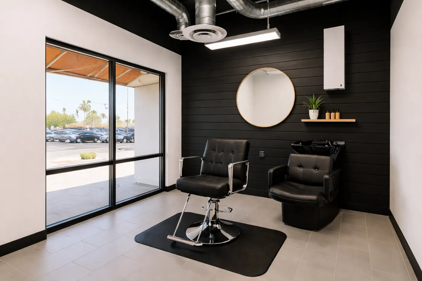 Salon wash station