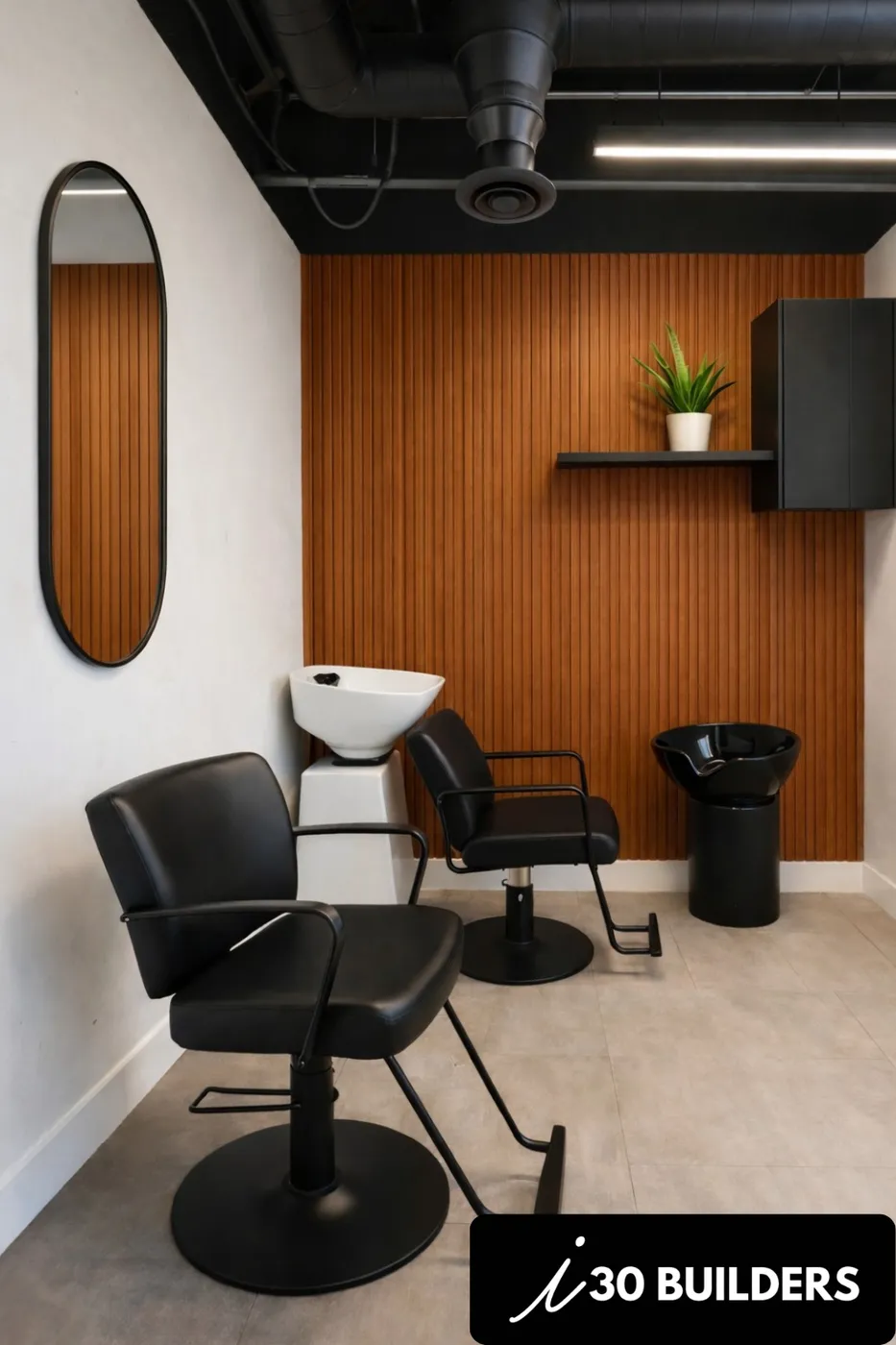 Salon styling stations