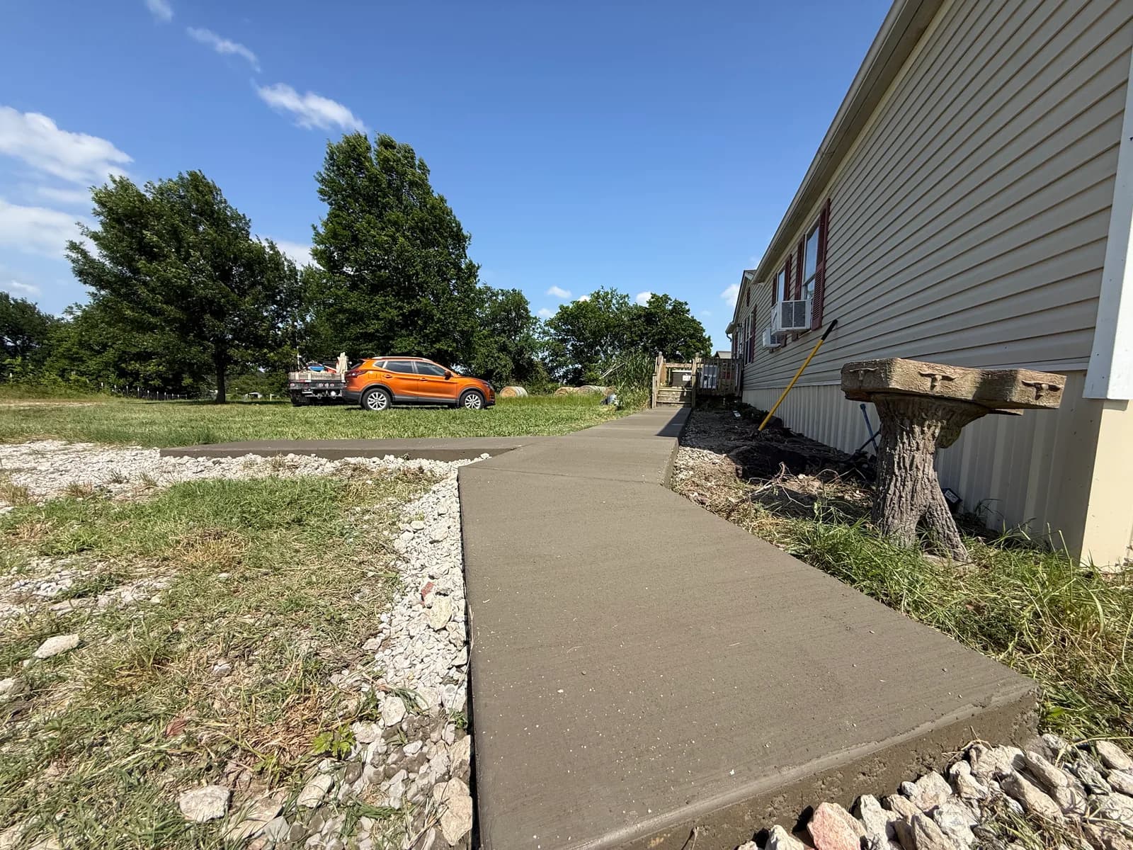 50 ft Concrete Walkway — Caddo Mills photo 4
