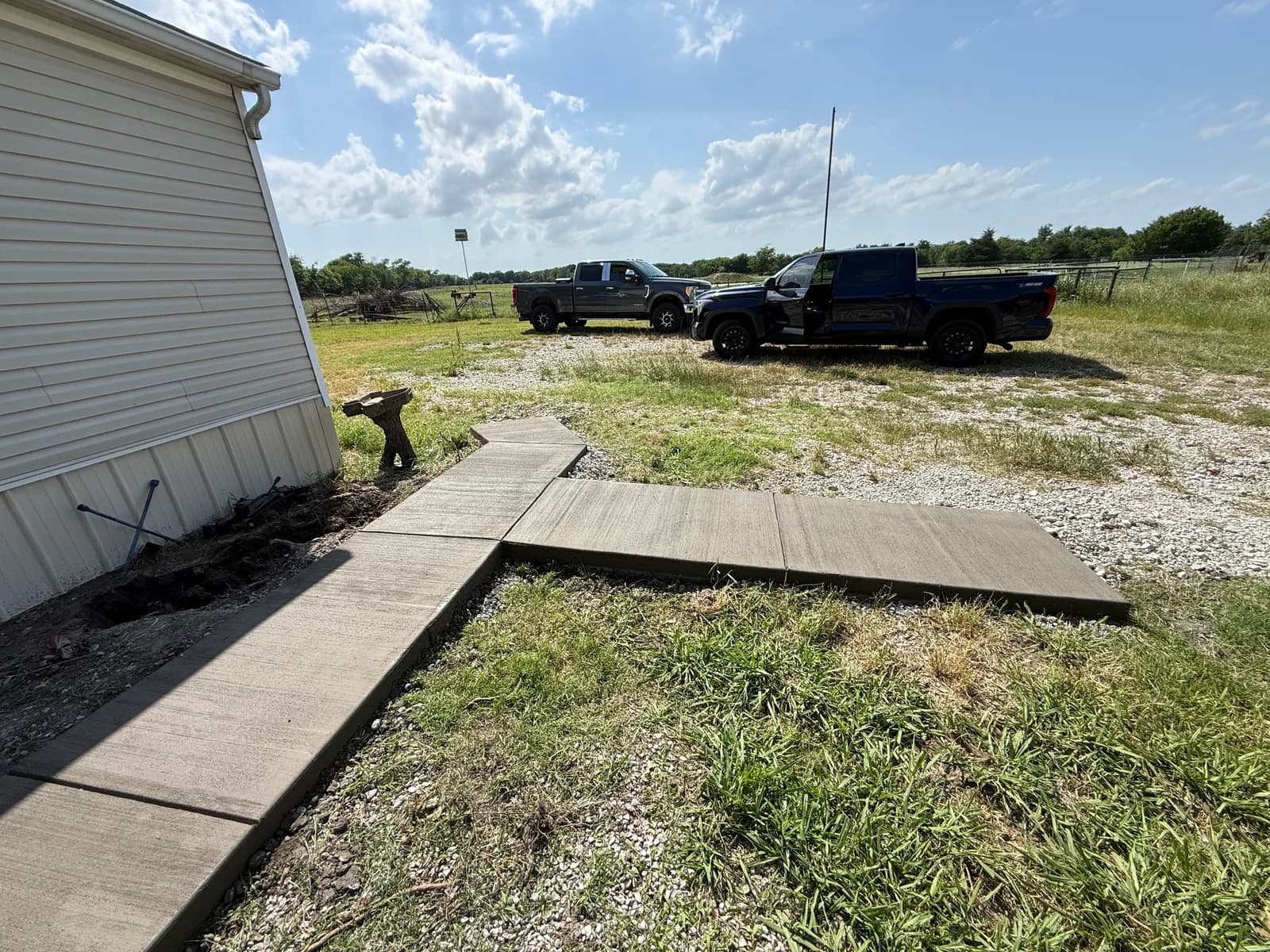 50 ft Concrete Walkway — Caddo Mills photo 5