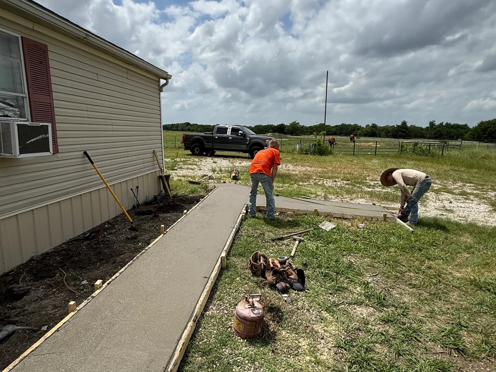 50 ft Concrete Walkway — Caddo Mills photo 6