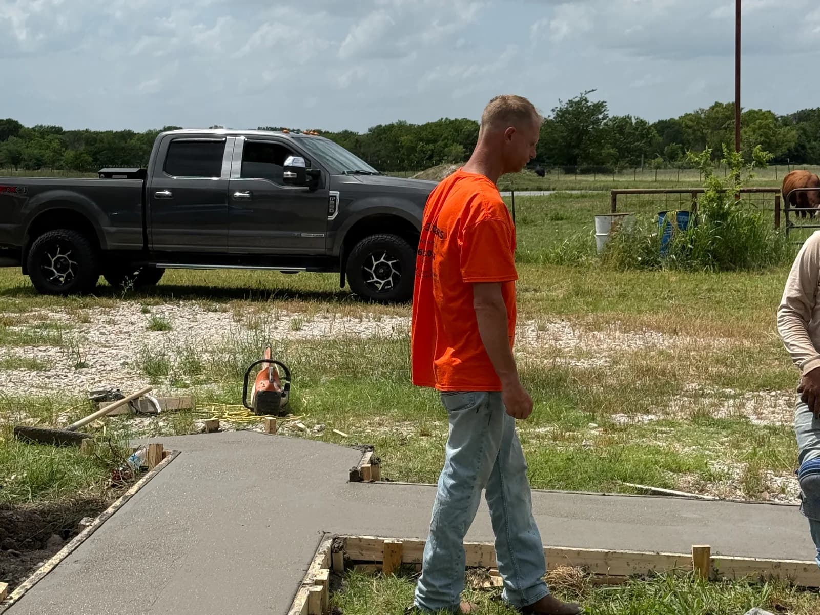 50 ft Concrete Walkway — Caddo Mills photo 7