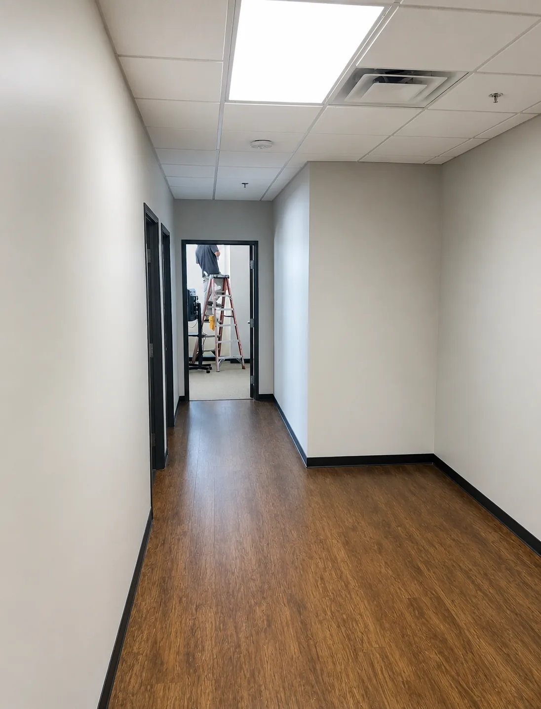 Office Repaint, New Room Build & Carpet